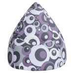 Gouchee Home Malibu Bean Bag Chair, Purple/Lila - Bean Bag Couch for Kids and Adults - Sofa Chair for Indoor Living Spaces - Cozy and Stylish Comfy Chair for Reading, Gaming, and More - X-Large