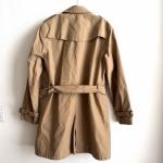 Nobis Men’s Camden Trench Coat Size Medium Tan Beige Button Jacket Luxury Canada