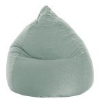 Gouchee Home Easy Collection Bean Bag Chair for Kids and Adults - Sage - Beanbag Couch for Indoor Living Spaces - Cozy Chair, Stylish, and Comfy Lazy Sofa Chair for Reading, Gaming, and More