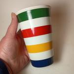 Hudson's Bay Company HBC Classic Multicolor Striped Ceramic Tumbler Cup