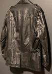 Rudsak Men's Black Leather Field Jacket w/ Quilted Lining Size Medium