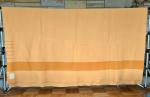 Hudson's Bay 6 Point Blanket Gold Wool Stripe Gold Label Vintage 100 x 94