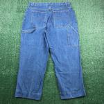Kodiak Mens Carpenter Jeans Blue Denim Workwear Utility Pants Size 38x27