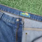 Kodiak Mens Carpenter Jeans Blue Denim Workwear Utility Pants Size 38x27