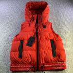 Rudsak Raquel Down Vest Flame Red Reversible Gloss Limited Edition Size M NWT
