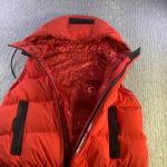Rudsak Raquel Down Vest Flame Red Reversible Gloss Limited Edition Size M NWT