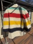 Vintage Hudson’s Bay Blanket Coat – 100% Wool – Made in Canada – 1960s/1970s