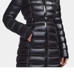 RUDSAK FRIDA S WOMEN'S GLOSSY BELTED MID-LENGTH DOWN PUFFER