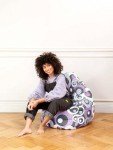 Gouchee Home Malibu Bean Bag Chair, Purple/Lila - Bean Bag Couch for Kids and Adults - Sofa Chair for Indoor Living Spaces - Cozy and Stylish Comfy Chair for Reading, Gaming, and More - X-Large