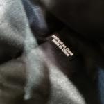 Rudsak Size M Black Belted Trench Coat Women's Asymetrical Motor Cycle 