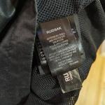 Rudsak Size M Black Belted Trench Coat Women's Asymetrical Motor Cycle 