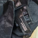 Rudsak Size M Black Belted Trench Coat Women's Asymetrical Motor Cycle 