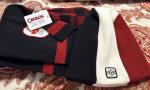 Hudson's Bay Company Canada Team Scarf & Beanie Set Black Red White Official