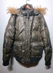 RUDSAK Men's Green  Puffer Coat Jacket  Removable Fur  Hood Size XXL