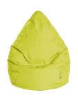 Gouchee Home Brava Collection Contemporary Polyester Upholstered Plush Bean Bag Chair, Lime Green