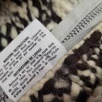 Canadian Sweater Co. Jacket L Gray Brown Wool Cowichan Fair Isle Shawl Collar