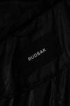 Rudsak Womens Raccoon Fur Trim Hooded Full Zipper Puffer Coat Black Size Medium
