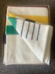 Vtg Hudsons Bay Point Co. 4 Point Blanket Wool Made In England 72x90 Stripe NEW