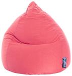 Gouchee Home Easy Collection Contemporary Polyester Upholstered Oversized Bean Bag Chair, Rose, x-large
