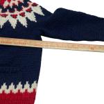 Canadian Sweater Company Wool  Knit Hand Knotted Cowichan Sweater Jacket Sz XS