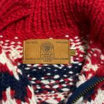 Canadian Sweater Company Wool  Knit Hand Knotted Cowichan Sweater Jacket Sz XS