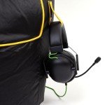 Gouchee Home Beadbox Gaming Bean Bag Chair with High Back, Gaming Sofa with Filling Included for Gamers Pink, X-Large