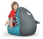 Gouchee Home Shark Brava Bean Bag Chair Children Kids Chair Fun Animal Design Seat Pouf Playroom