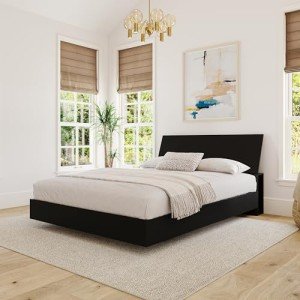 Nexera 225906 Headboard, Black, Queen
