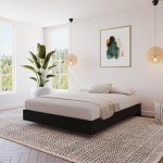 Nexera Platform Bed Frame, Black, Full