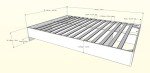 Nexera Platform Bed Frame, White, Full