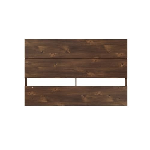 Nexera Panel Headboard, Brown, Queen