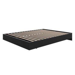 Nexera Platform Bed Frame, Black, Queen