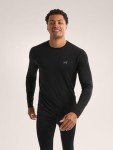 Arc'teryx Men's Black Merino Wool Crew Neck