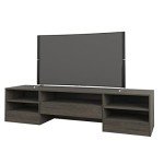 Nexera 72-Inch Tv Stand with A Drawer, Grey, 72-Inch