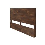 Nexera Panel Headboard, Brown, Queen