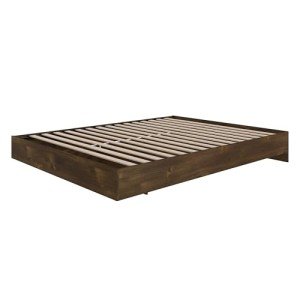 Nexera Platform Bed Frame, Brown, Queen