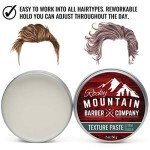 Hair Paste for Men – Made in Canada - Hair Styling Paste with Pliable Light-Firm Hold for All Hair Styles, Shine-Free Matte Finish - Easy to Wash Out – 2oz by Rocky Mountain Barber Company