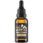 Rocky Mountain Barber Company Men's Sandalwood Beard Oil Made in Canada Featuring Grapeseed Oil, Coconut Oil, Argan Oil