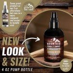 Aftershave Balm for Men – Made in Canada - With Sandalwood Essential Oil, Coconut Oil and Shea Butter – Applies Easily - 4 oz by Rocky Mountain Barber Company