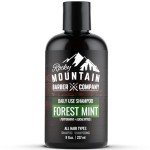 Men's Shampoo - Made in Canada - with Peppermint and Eucalyptus Oil - No Added Fragrance – 8 oz by Rocky Mountain Barber Company