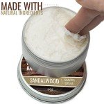 Shaving Cream for Men – Made in Canada - With Sandalwood Essential Oil - Thick Lather for Traditional and Cartridge Shaving - by Rocky Mountain Barber Company – 5oz Tin