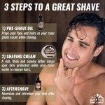 Shaving Cream for Men – Made in Canada - With Sandalwood Essential Oil - Thick Lather for Traditional and Cartridge Shaving - by Rocky Mountain Barber Company – 5oz Tin