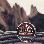 Hair Paste for Men – Made in Canada - Hair Styling Paste with Pliable Light-Firm Hold for All Hair Styles, Shine-Free Matte Finish - Easy to Wash Out – 2oz by Rocky Mountain Barber Company