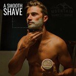 Shaving Cream for Men – Made in Canada - With Sandalwood Essential Oil - Thick Lather for Traditional and Cartridge Shaving - by Rocky Mountain Barber Company – 5oz Tin