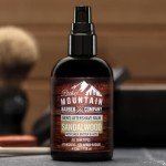 Aftershave Balm for Men – Made in Canada - With Sandalwood Essential Oil, Coconut Oil and Shea Butter – Applies Easily - 4 oz by Rocky Mountain Barber Company