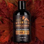 Cedar Spice All-In-One Body Wash – Made in Canada - Shampoo, Body Wash, Conditioner, Face Wash & Beard Wash with Essential Oils - 8 oz by Rocky Mountain Barber Company
