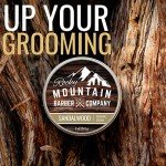 Shaving Cream for Men – Made in Canada - With Sandalwood Essential Oil - Thick Lather for Traditional and Cartridge Shaving - by Rocky Mountain Barber Company – 5oz Tin