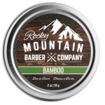 Men’s Bamboo Beard Balm Made in Canada Featuring Beeswax, Shea Butter, Coconut Oil and Bamboo Scent By Rocky Mountain Barber Company