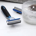 Razor Blades for Men - Includes Handle and 30 Refill Blades - Triple-Blade Razor Cartridges with Lubricating Strip, Pivoting Head and Textured Grip Handle For One Year of Shaves by Rocky Mountain Barber Company
