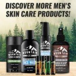 Men's Daily Face Wash - Made in Canada - With Jojoba Oil, Argan Oil, Chamomile Floral Water and Aloe Vera – Unscented - 8 oz by Rocky Mountain Barber Company